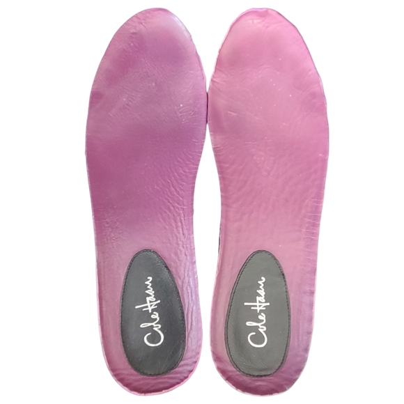 Cole Haan Size 7B Women's Air Astra Lace-Up Purple Black Suede Fashion Sneakers - Picture 8 of 9